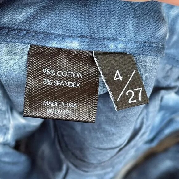 parker smith ava skinny jeans in marble sky size 27 - Picture 10 of 11